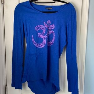 Backless ohm yoga shirt